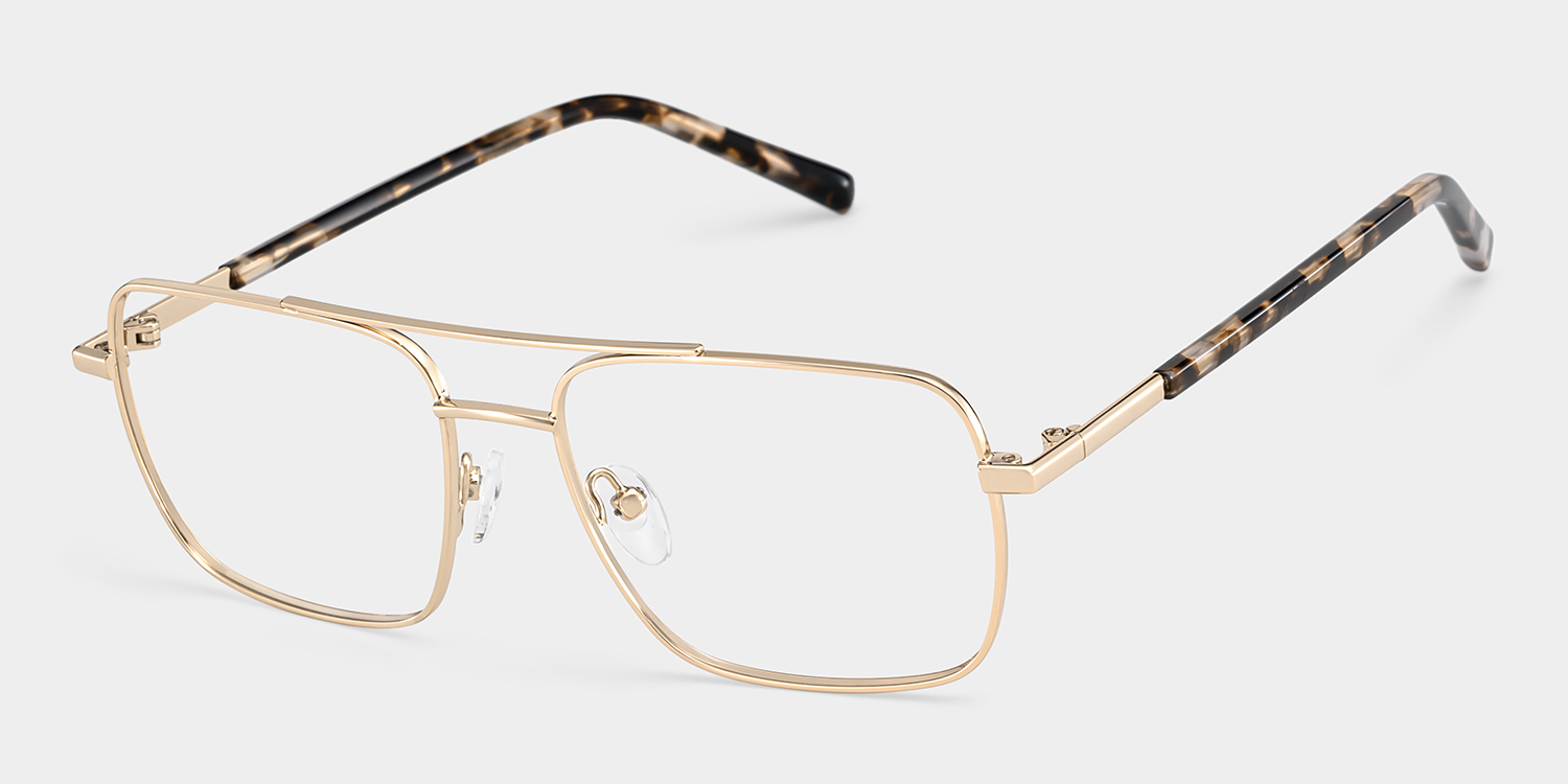 Iris Aviator Light Gold Glasses4