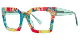 Agaton Green Square Glasses1