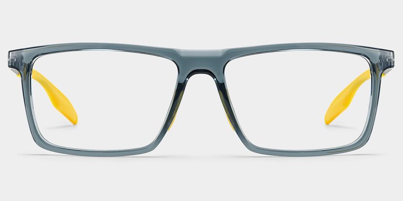 Active Rectangle Blue Yellow Glasses