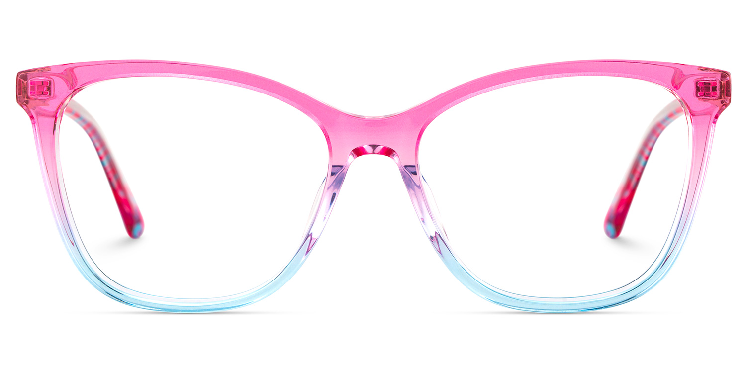 Gage Butterfly Pink Blue Glasses