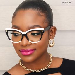 Cascata Cateye Black Glasses5