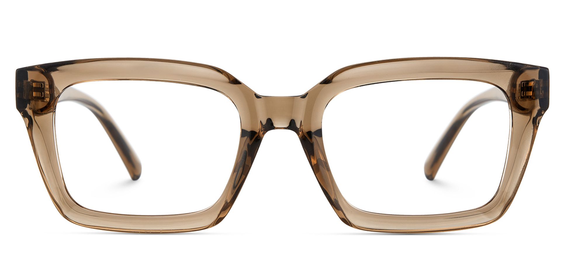 Grover Rectangle Eyeglasses and Beige Color Frames2