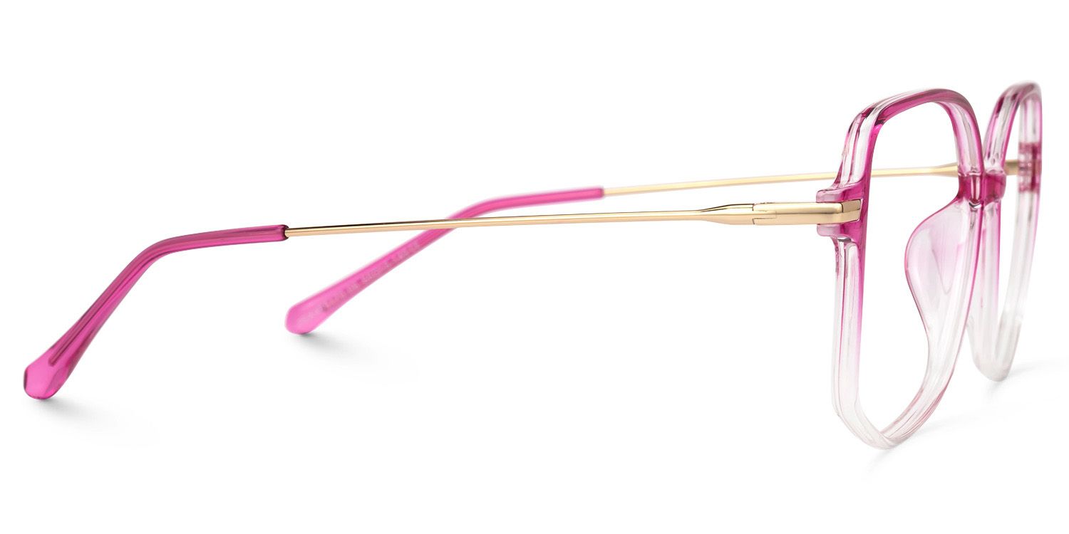 Payton Square Geometric Ombre Frame Glasses | ZEELOOL Canada2