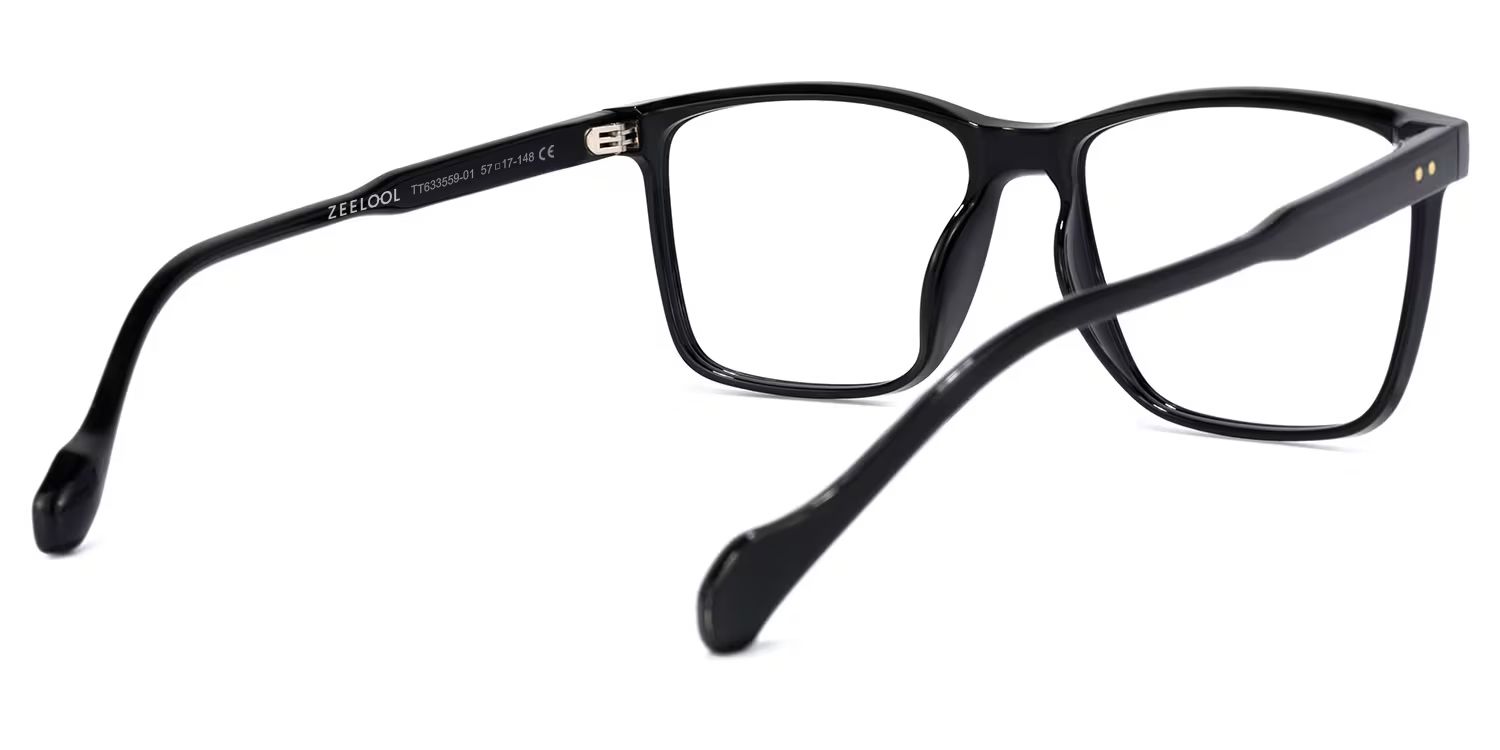 Burgos Square Black Glasses | ZEELOOL Canada3