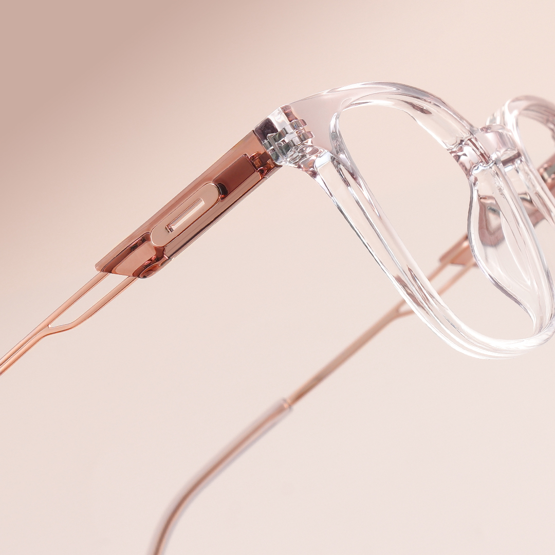 Chloe Pink Square Prescription Glasses | ZEELOOL Canada7