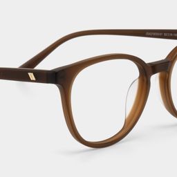 Allison Matte Brown Round Glasses4