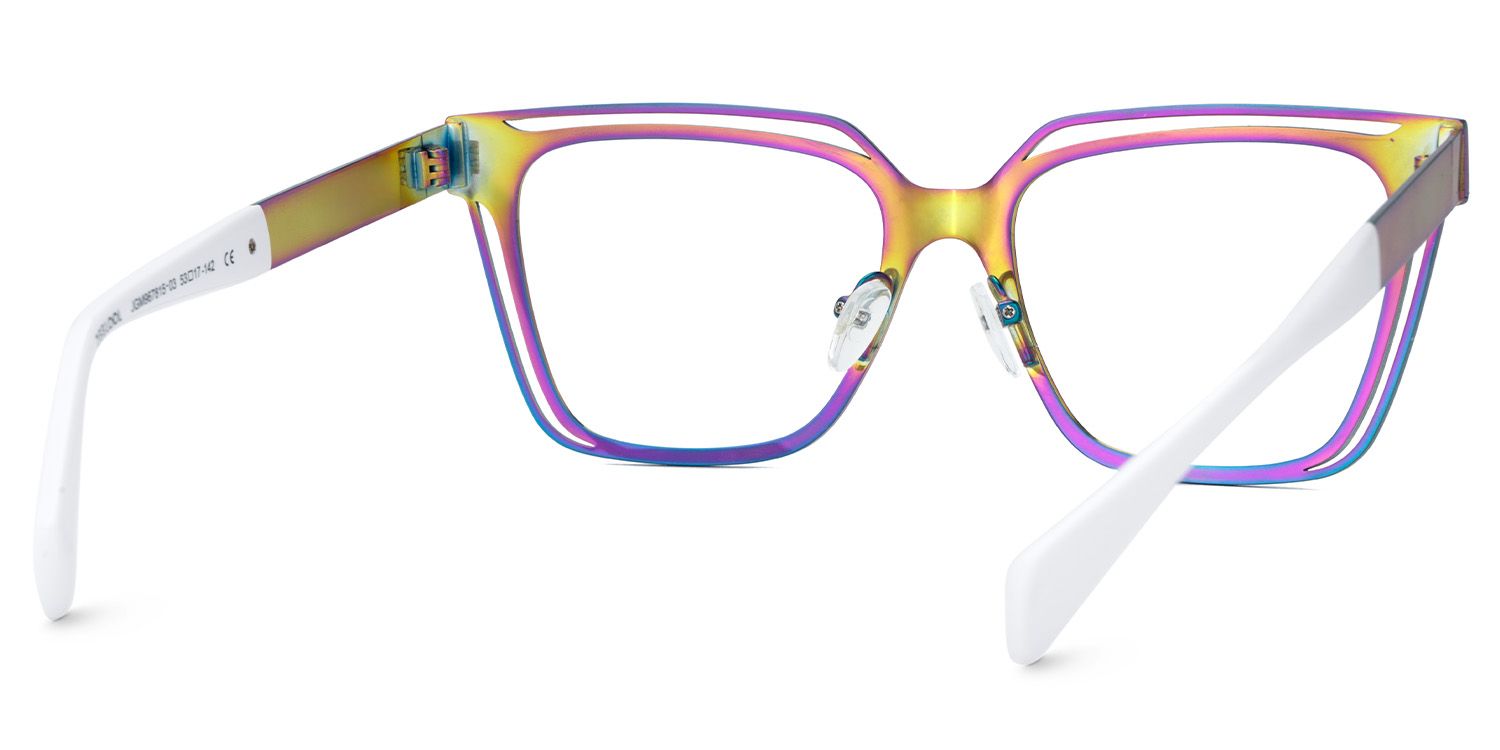 Designer Square Frame Glasses With Metal Material | ZEELOOL Canada5