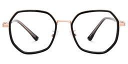 Frazier Geometric Black Glasses0