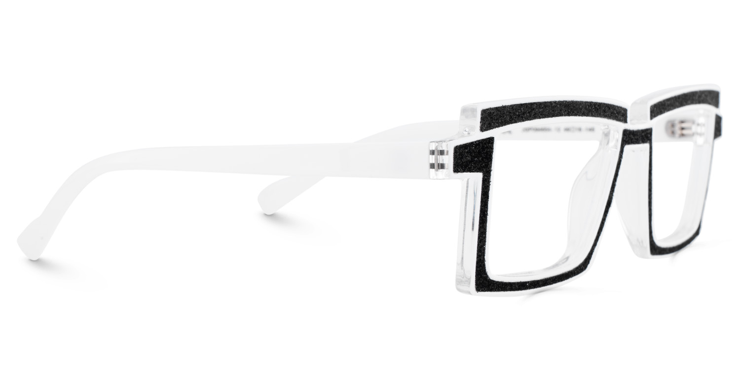 Rectangle Wire Frame Glasses With Black Color4