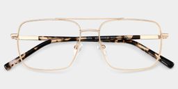 Iris Light Gold Aviator Glasses3
