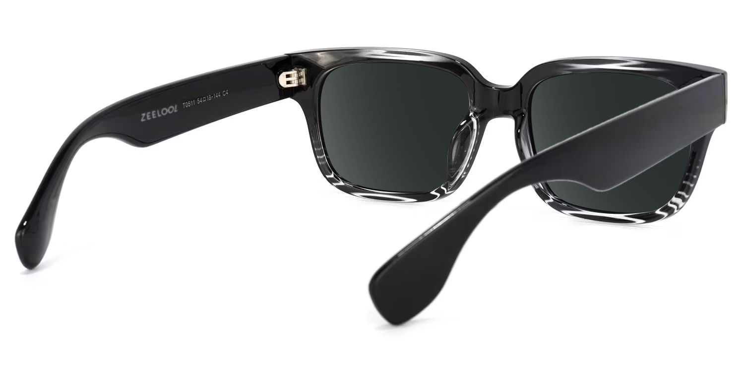 Colin Rectangle Black Glasses3