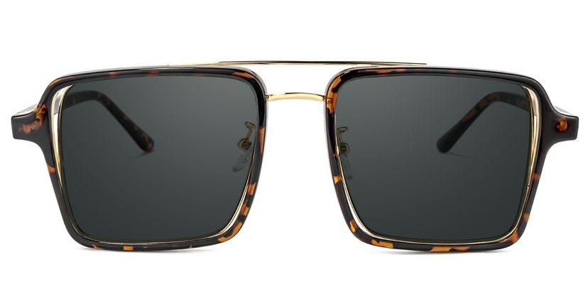 Nellie Aviator Tortoise-Gold Glasses