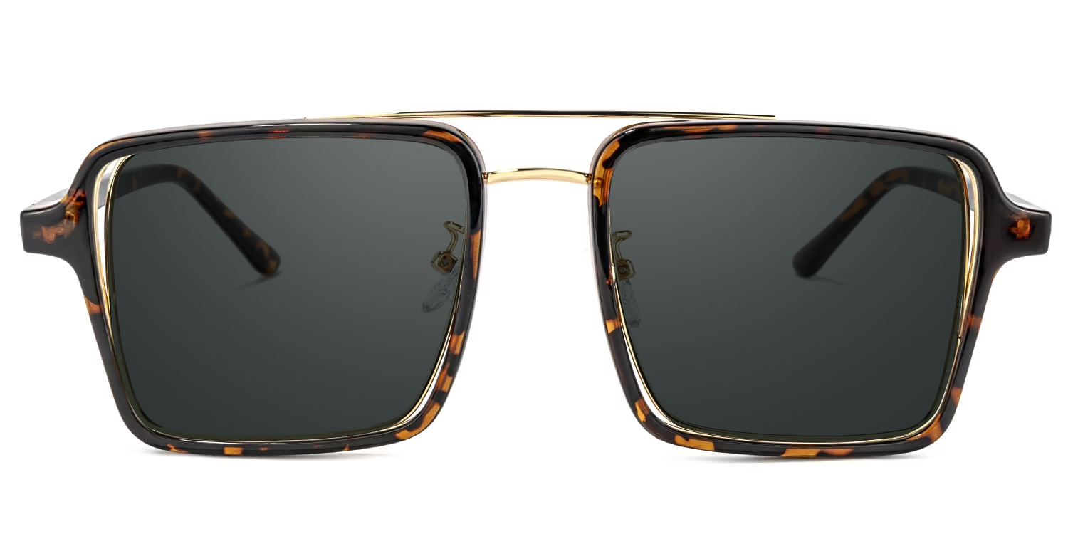 Nellie Aviator Tortoise-Gold Glasses