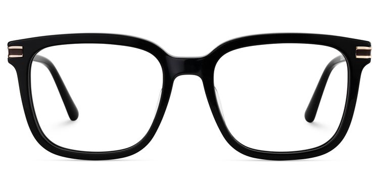 Kenny Square Black Glasses