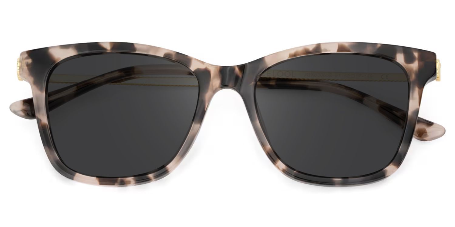 Large Rectangle Eyeglasses With Woven Metal Temples1