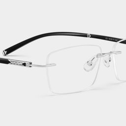 Adeline Silver Rectangle Glasses4