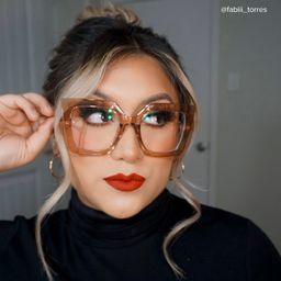 Qatar Beige Square Glasses5