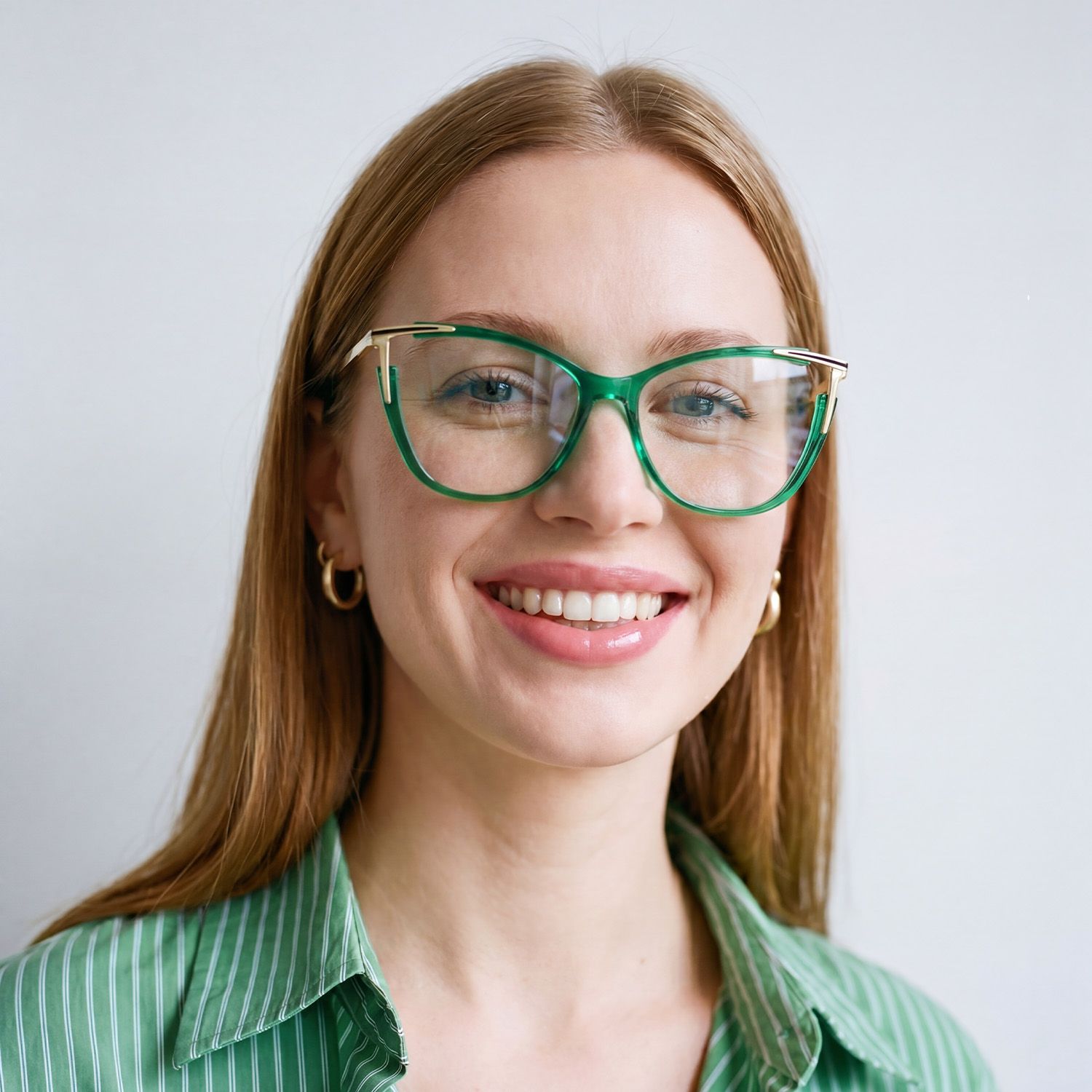 Cateye Yomary Green Eyeglasses and Glasses Frames Deals6