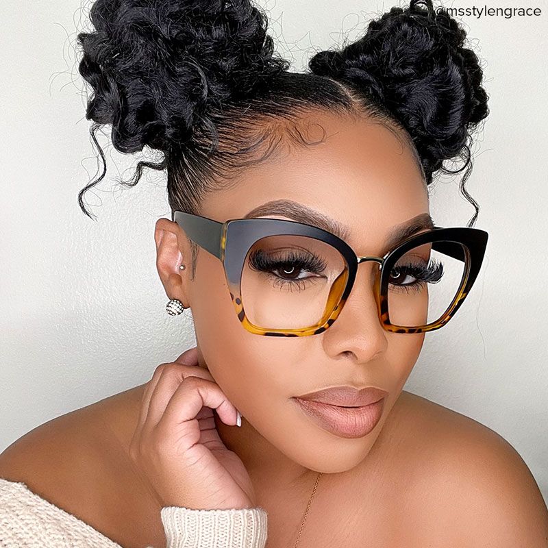 Cat Eye Black Glasses | Zeelool Glasses6