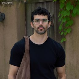 Anderson Aviator Black Glasses7