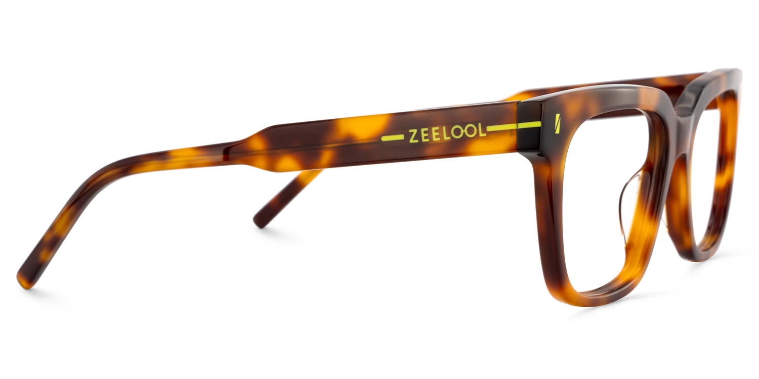 Rectangle Tortoise Eyeglasses For Men4