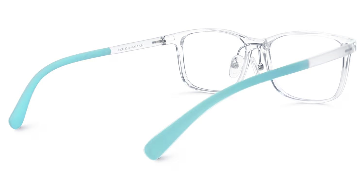 Kids Rectangle Normile Glasses with Cute Style -Zeelool3