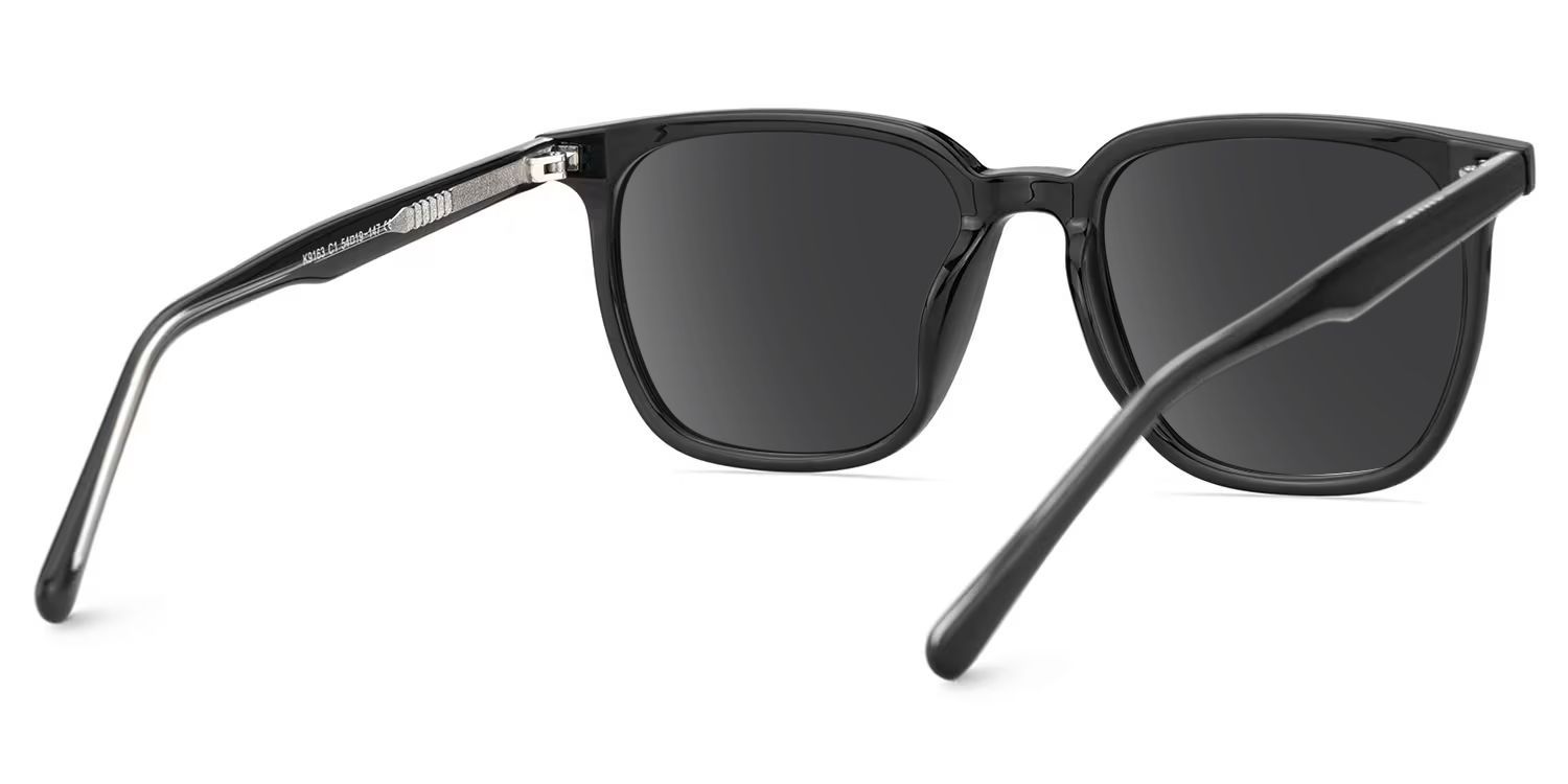 Eliza Black Square Sunglasses to Frame Your Face | ZEELOOL CA4
