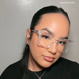 Khadra Clear Square Glasses5