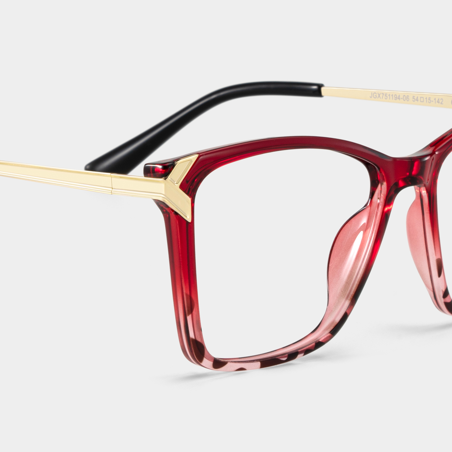 Mia translucent square Frame glasses Online | ZEELOOL5