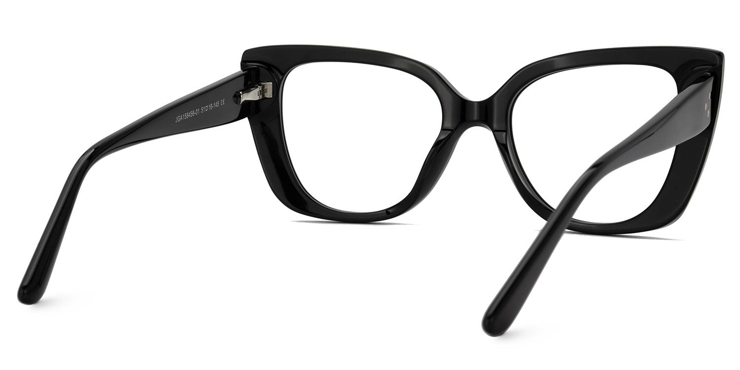 Smolin Acetate Black Cateye Specs | ZEELOOL Canada3