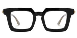 Ruthann Square Black Glasses1