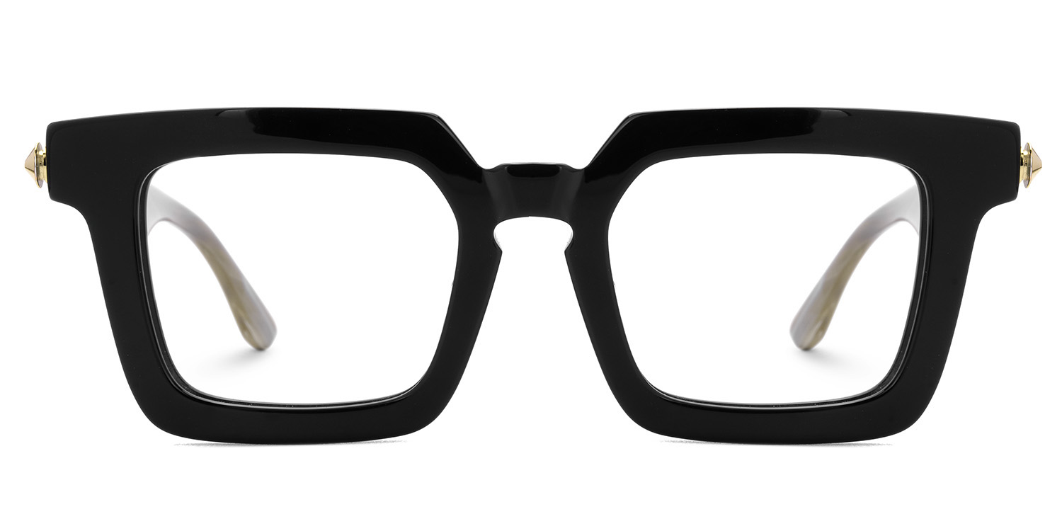 Ruthann Square Black Glasses1