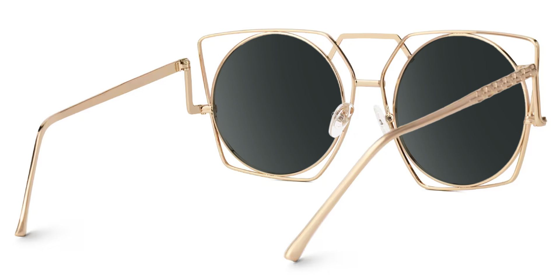 Ybarra Geometric Gold Sunglasses | ZEELOOL Canada3