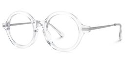 Marilys Round Clear Glasses1