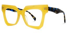 Salaam Square Yellow Glasses1