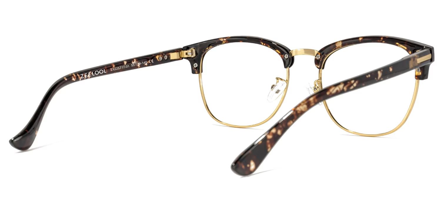 Lasha Browline Gold Glasses | ZEELOOL Canada5