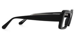 Tasew Rectangle Black Glasses2