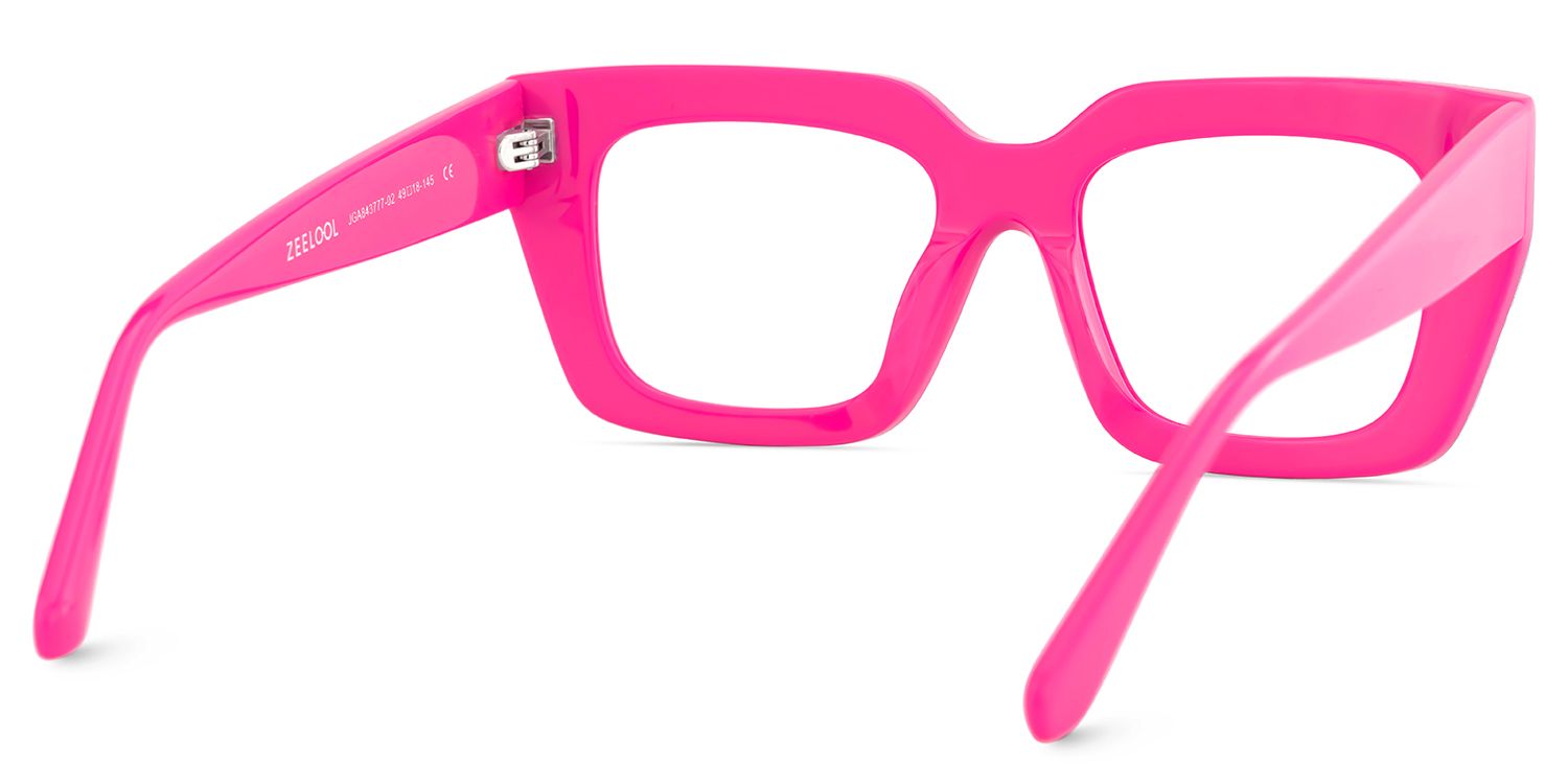 Kent Acetate Rainbow Frame Glasses with Square Shape | ZEELOOL Canada6