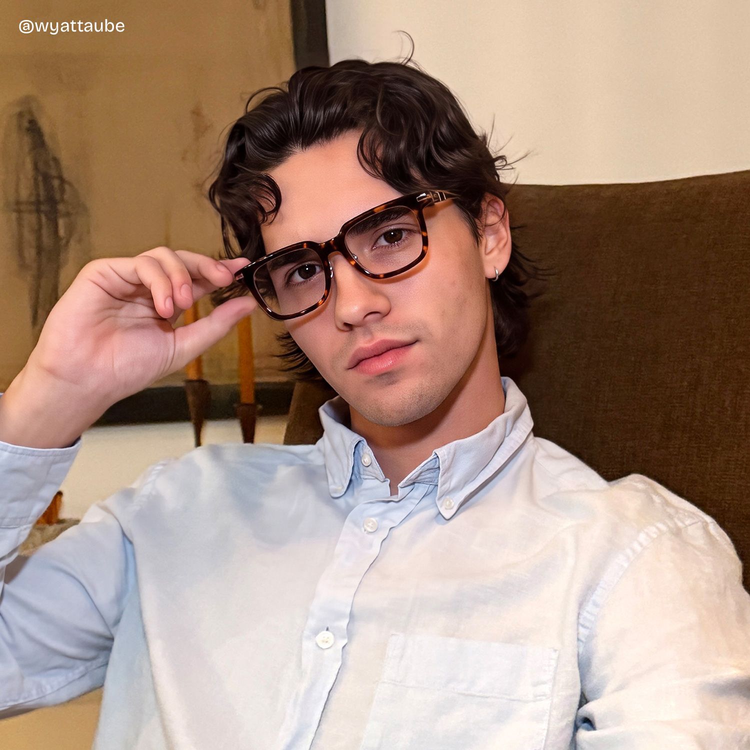 Rayne Square Glasses Eyeglasses in Tortoise Color | ZEELOOL6