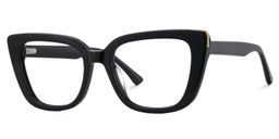 Lannez Rectangle Black Glasses3