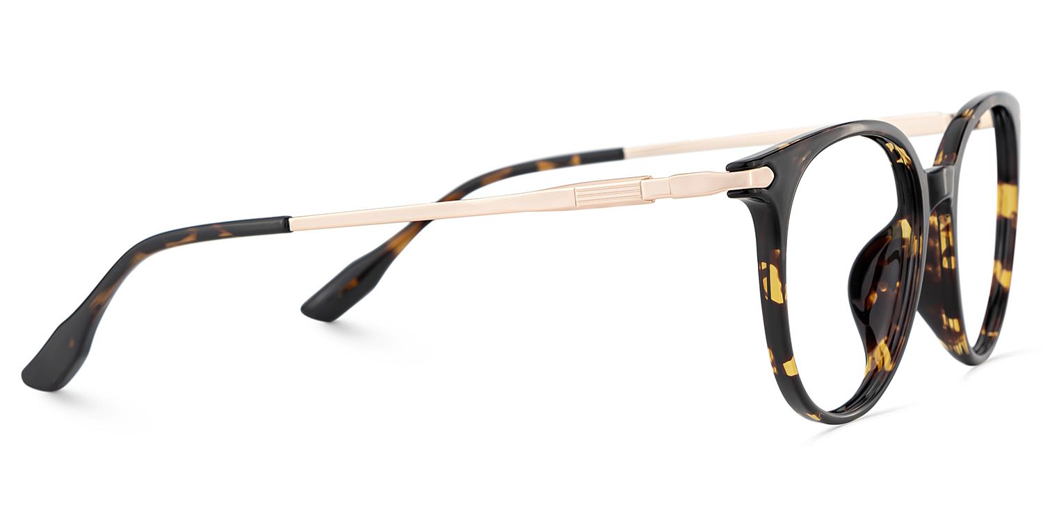 Mila Round Tortoise Frame Eyeglasses for Woman| ZEELOOL Canada4