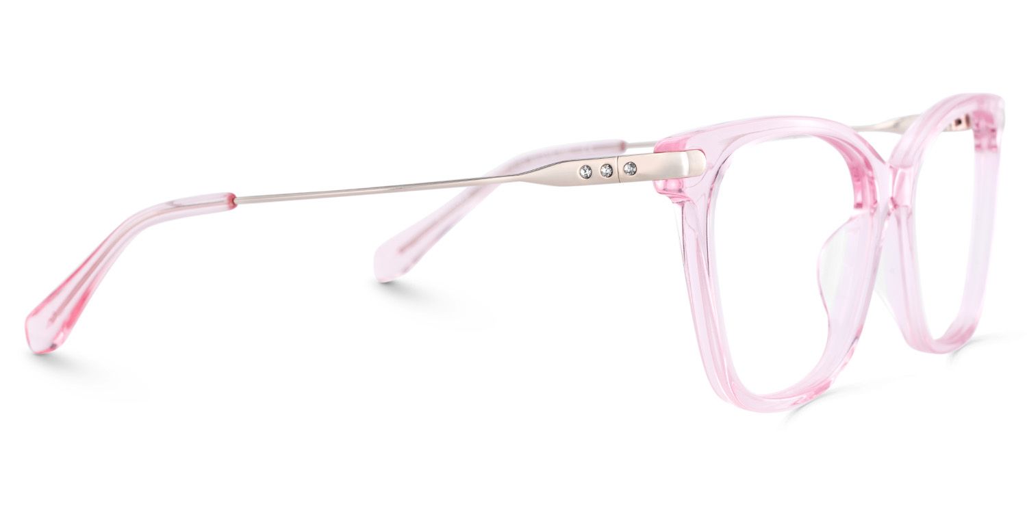Pink Frame Eyeglasses, Butterfly Glasses4