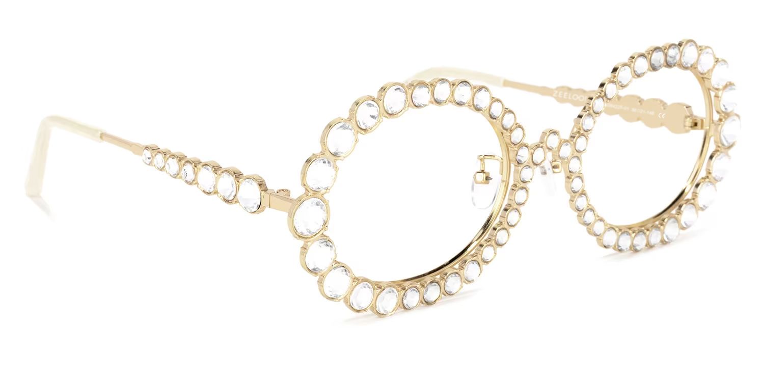 Luheiden Oval Gold Glasses | ZEELOOL Canada2