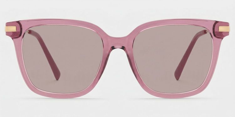Jacqui Square Pink Glasses