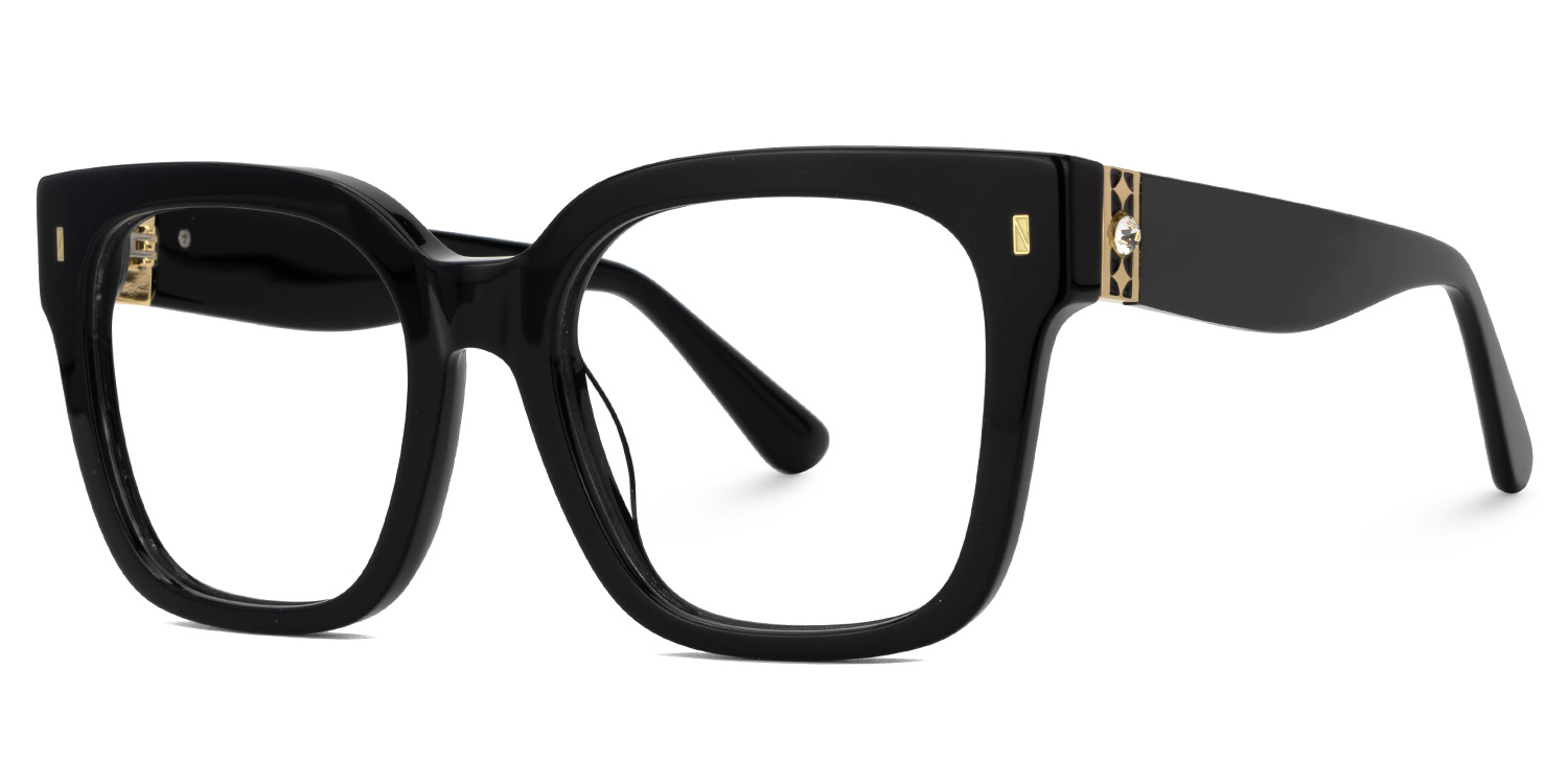 Scicluna Square Black Glasses1