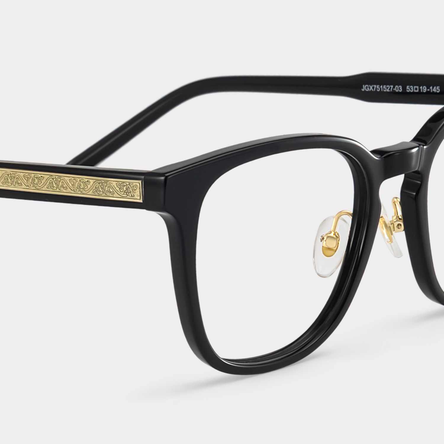 Hailey Black Frame Glasses with Square Frame Online | ZEELOOL5