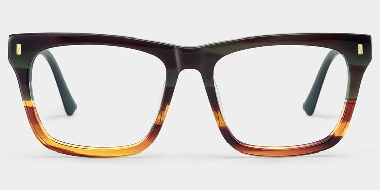 Brookins Rectangle Multicolor Glasses