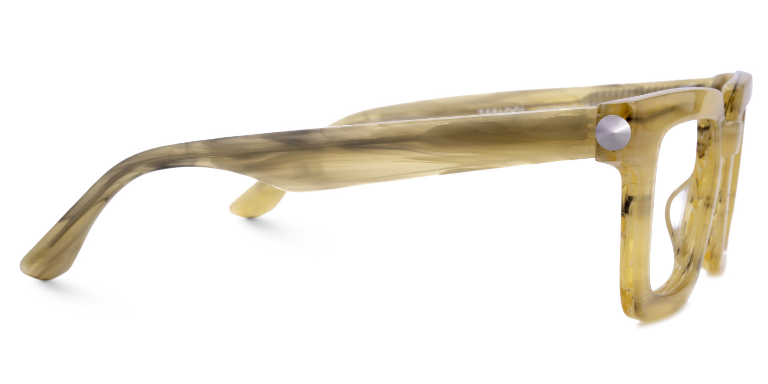 Ruthann Square Mustard Yellow Glasses3