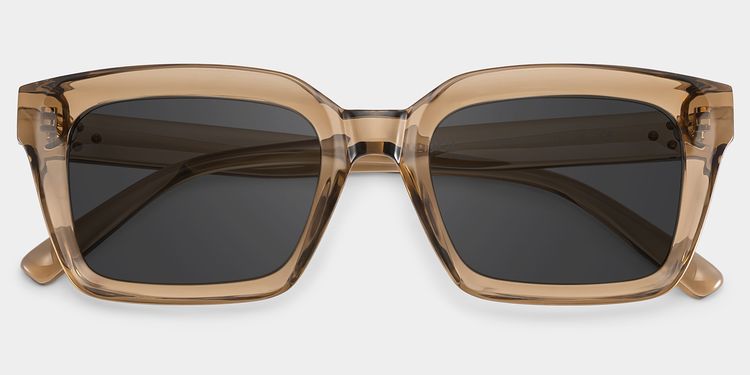 Grover Rectangle Beige Glasses