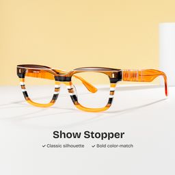 Pride Square Multicolor Glasses0